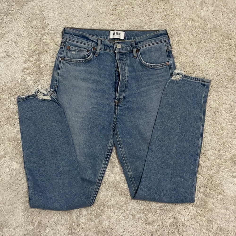 AGOLDE NICO HIGH RISE JEANS